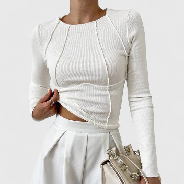 Rozminda | Comfortabele top met lange mouwen